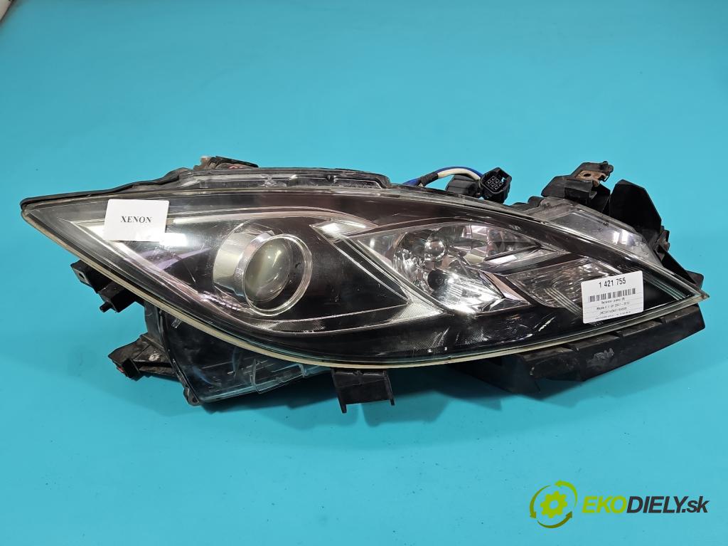 Mazda 6 II GH 2007-2012 2.0 CITD 140 HP manual 103 kW 1998 cm3 5- Reflektor: pravý  (Pravé)