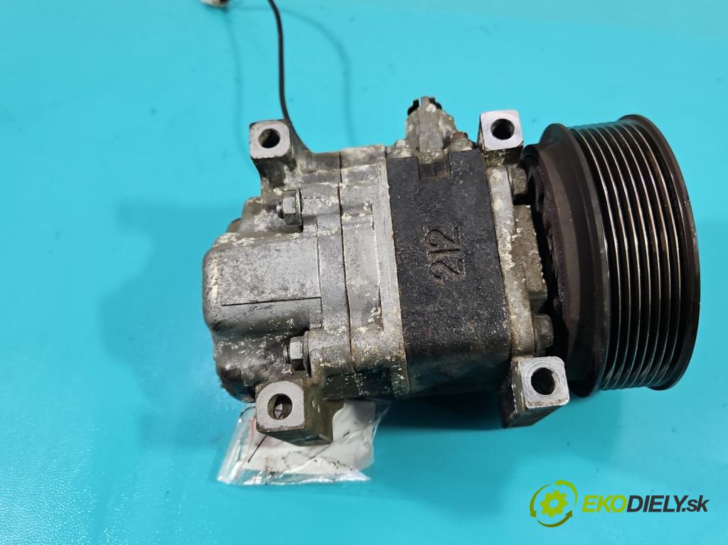 Mazda 6 II GH 2007-2012 2.0 CITD 140 HP manual 103 kW 1998 cm3 5- Kompresor: klimatizácie H12A0CA4JE (Kompresory klimatizácie)
