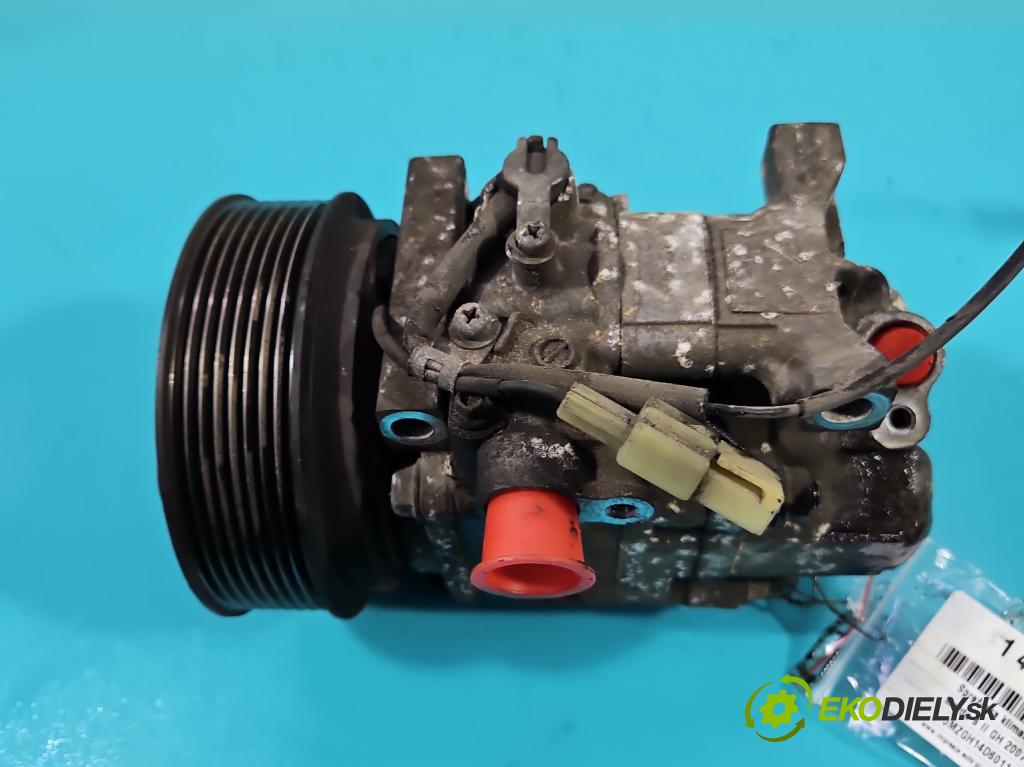 Mazda 6 II GH 2007-2012 2.0 CITD 140 HP manual 103 kW 1998 cm3 5- Kompresor: klimatizácie H12A0CA4JE (Kompresory klimatizácie)