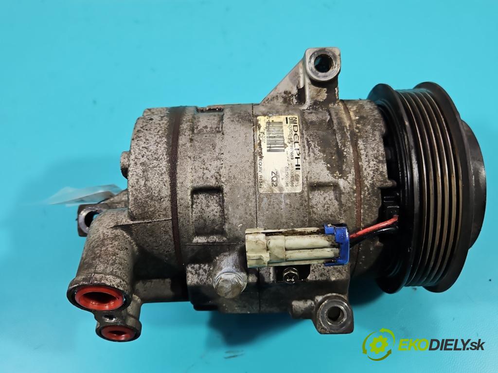 Chevrolet Cruze 1.6 16V 113 HP manual 83 kW 1598 cm3 4- Kompresor: klimatizácie 13250596 (Kompresory klimatizácie)