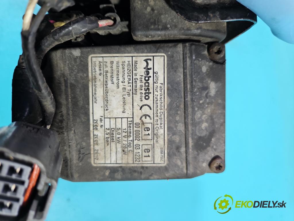 Mazda 6 II GH 2007-2012 2.0 CITD 140 HP manual 103 kW 1998 cm3 5- Webasto 67889C (Webasto (nezávislé kúrenie))