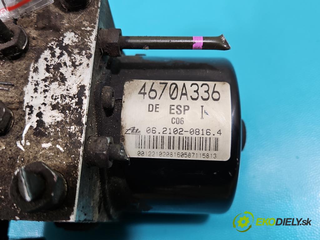 Mitsubishi Outlander II 2006-2013 2.0 DI-D 140 HP manual 103 kW 1968 cm3 5- čerpadlo abs 4670A336 (Pumpy ABS)