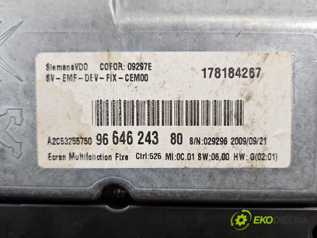 Citroen C4 Grand picasso I 2006-2013 2.0 HDi 136 HP automatic 100 kW 1997 cm3 5- prístrojovka/ budíky A2C53255750 (Prístrojové dosky, displeje)