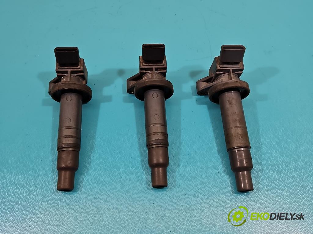 Toyota Aygo 2005-2014 1.0 vvti 68 HP automatic 50 kW 998 cm3 3- cievka zapaľovacia 90080-19019 (Zapaľovacie cievky, moduly)