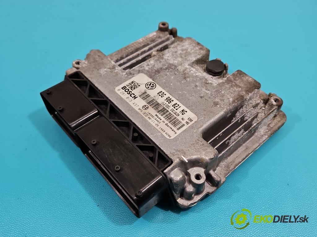 Vw Passat B6 2005-2010 1.9 TDI (BLS) 105 HP manual 77 kW 1896 cm3 5- riadiaca jednotka motora 03G906021NG