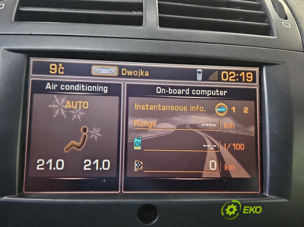 Peugeot 407 3.0 V6 manual 156 kW 2946 cm3 2- Zobrazit: 9660361080 (Prístrojové dosky, displeje)