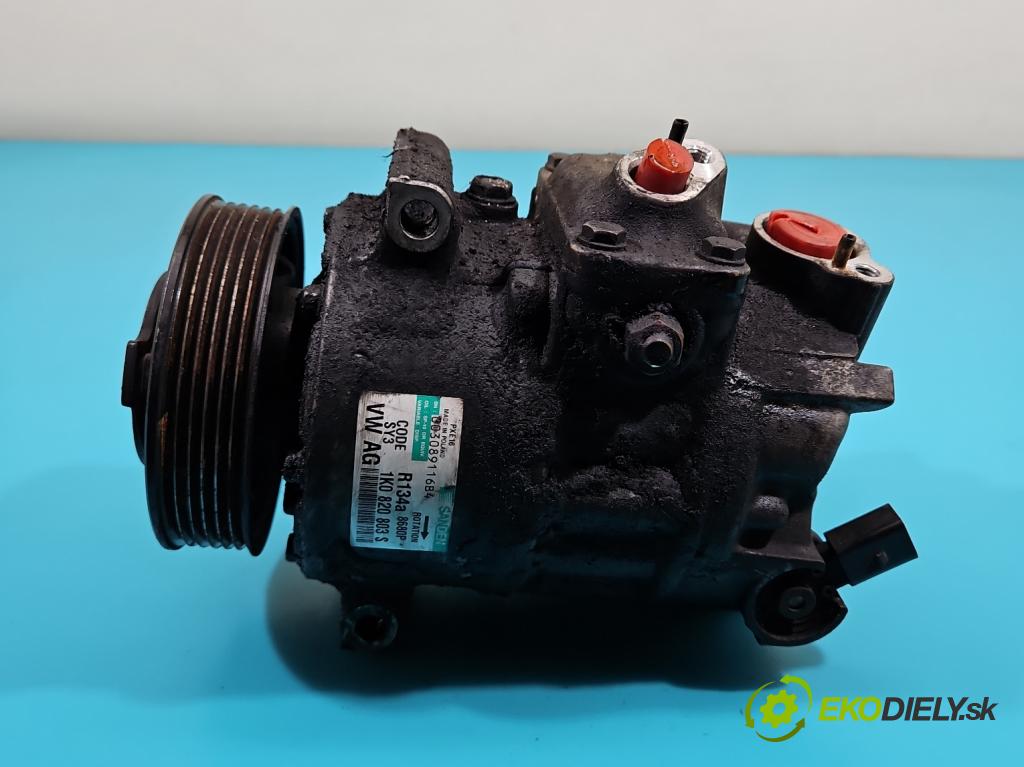 Vw Passat B6 2005-2010 1.9 TDI (BLS) 105 HP manual 77 kW 1896 cm3 5- Kompresor: klimatizácie 1K0820803S (Kompresory klimatizácie)