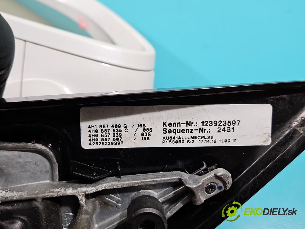Audi A8 D4 2009-2017 3.0 TFSI automatic 213 kW 2995 cm3 4- zpětné zrcátko levé 4H1857409G (Ostatné)