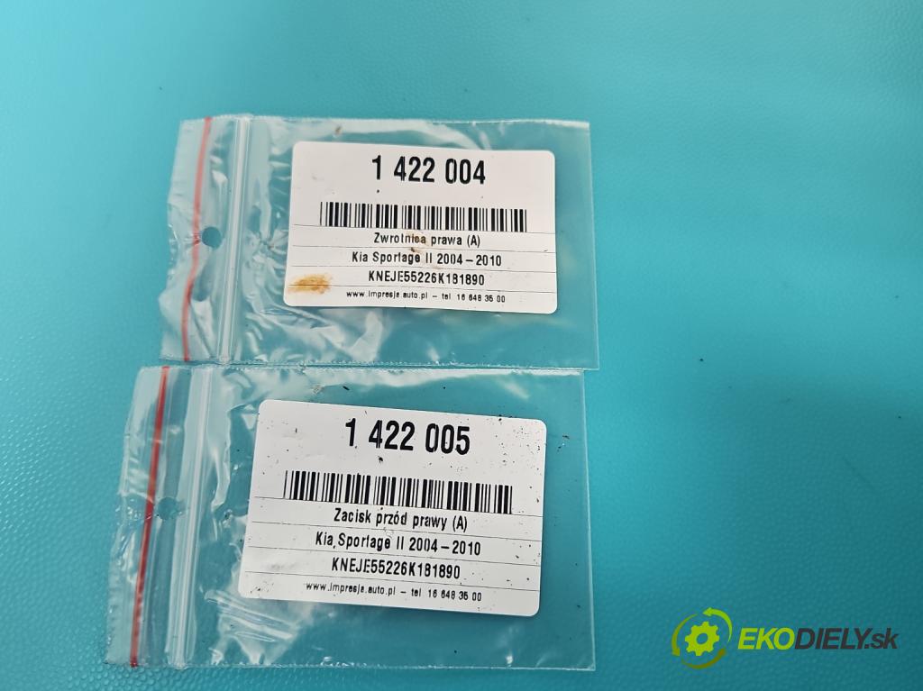 Kia Sportage II 2004-2010 2.0 16V 141 HP manual 104 kW 1975 cm3 5- náboj pravé  (Náboje)