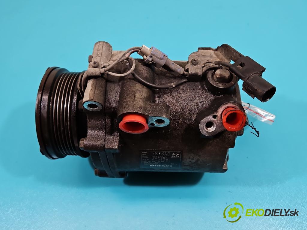 Mitsubishi Outlander II 2006-2013 2.0 DI-D 140 HP manual 103 kW 1968 cm3 5- Kompresor: klimatizácie 7813A068 (Kompresory klimatizácie)