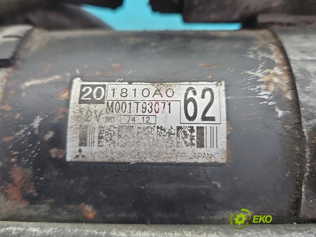 Mitsubishi Outlander II 2006-2013 2.0 DI-D 140 HP manual 103 kW 1968 cm3 5- štartér M001T93571 (Štartéry)