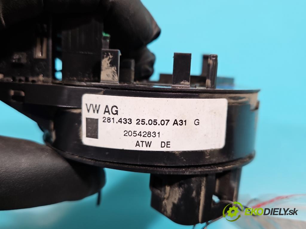 Vw Transporter T5 2003-2015 2.5 tdi 131 HP manual 96 kW 2461 cm3 5- Páska: airbag 281433 (Airbag)