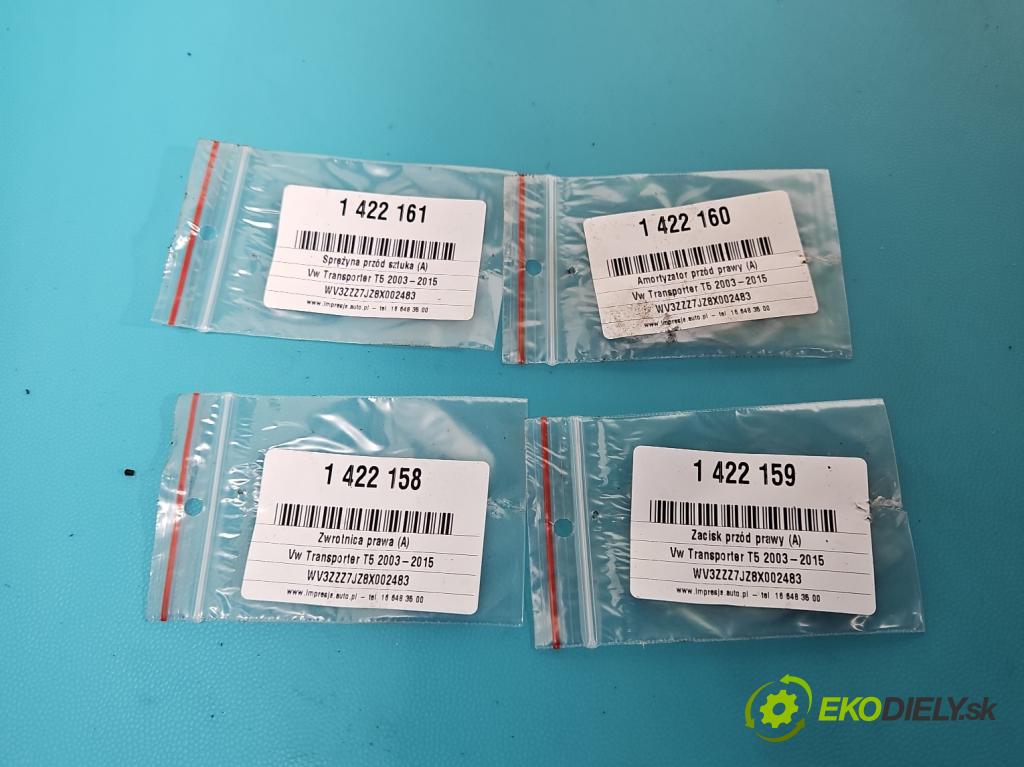 Vw Transporter T5 2003-2015 2.5 tdi 131 HP manual 96 kW 2461 cm3 5- náboj pravé  (Náboje)