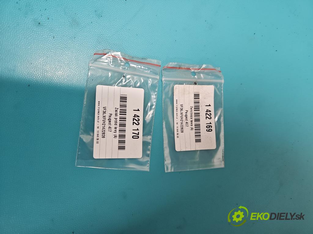 Peugeot 407 3.0 V6 manual 156 kW 2946 cm3 2- náboj ľavé  (Náboje)