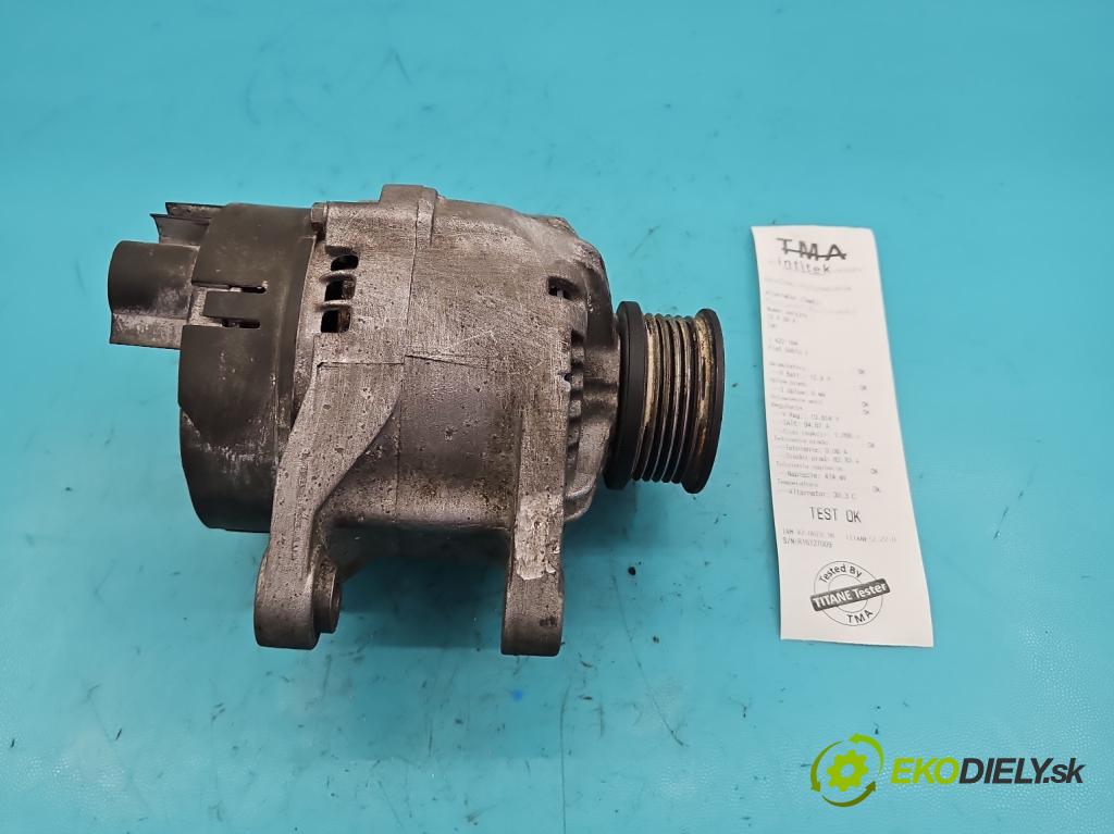 Fiat Doblo I 2001-2010 1.9 jtd 101 HP manual 74 kW 1910 cm3 5- Alternator  (Alternátory)