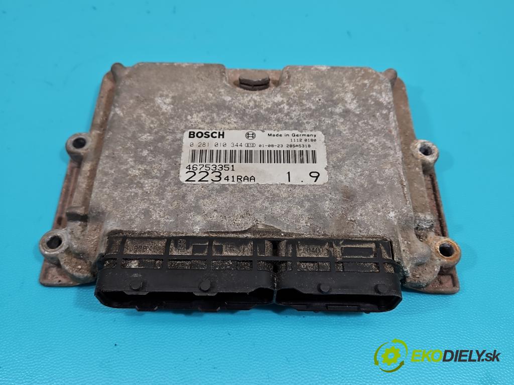 Fiat Doblo I 2001-2010 1.9 jtd 101 HP manual 74 kW 1910 cm3 5- riadiaca jednotka motora 0281010344