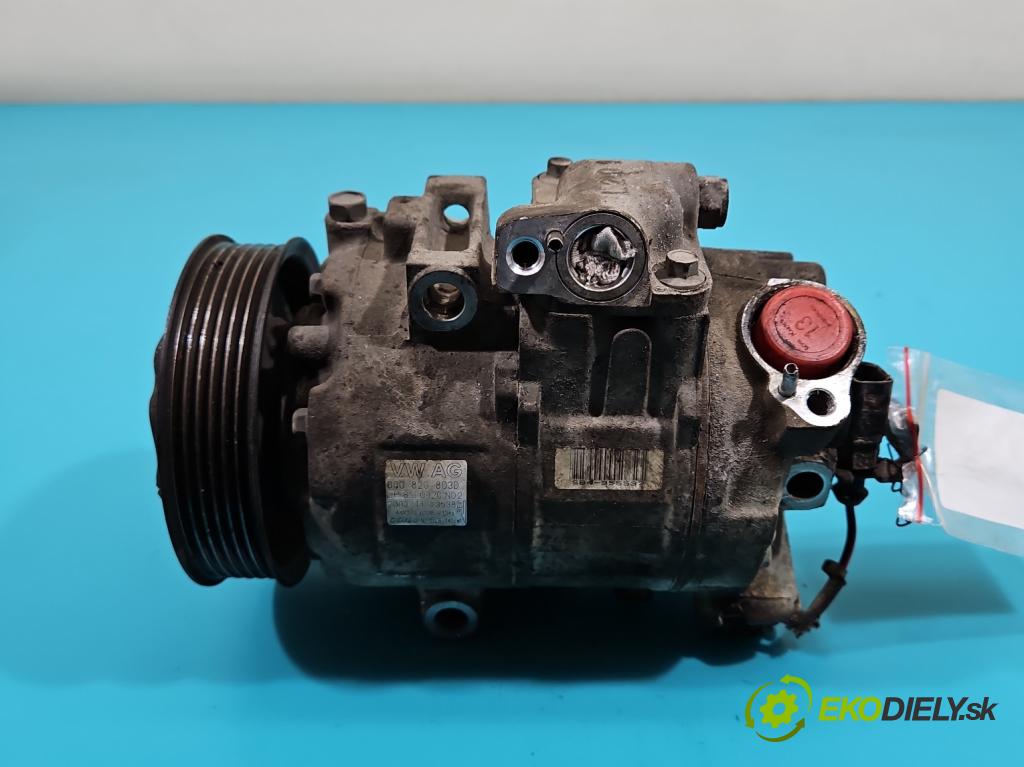 Seat Cordoba II 6L 2002-2008 1.4 16v 75 HP manual 55 kW 1390 cm3 4- Kompresor: klimatizácie 6Q0820803D (Kompresory klimatizácie)