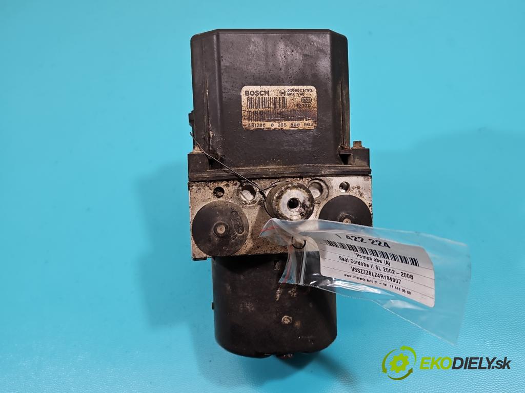 Seat Cordoba II 6L 2002-2008 1.4 16v 75 HP manual 55 kW 1390 cm3 4- čerpadlo abs 0265800003 (Pumpy ABS)