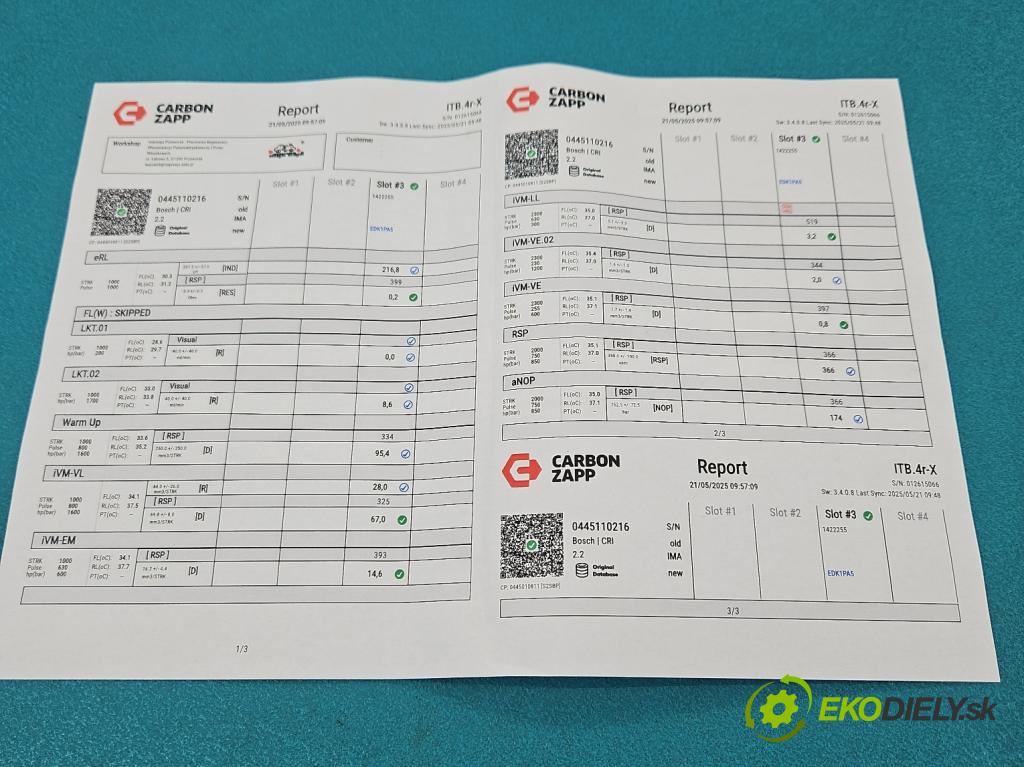 Bmw X3 E83 2003-2010 2.0d 150 HP manual 110 kW 1995 cm3 5- vstrek 0445110216 (Vstrekovač paliva)
