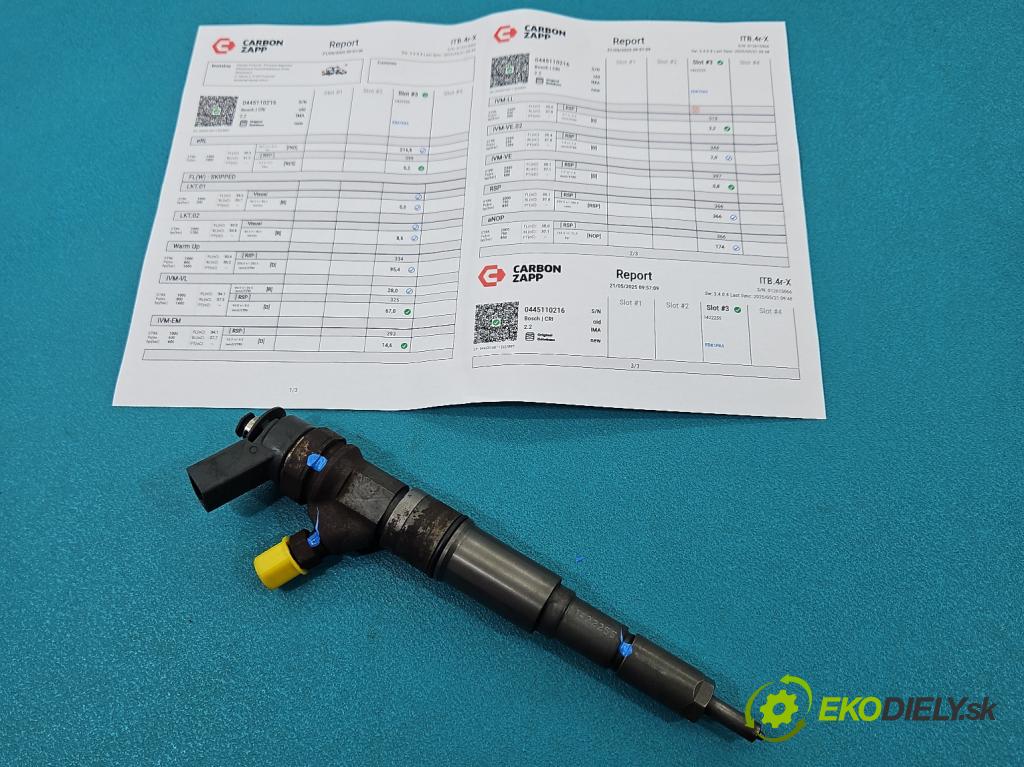 Bmw X3 E83 2003-2010 2.0d 150 HP manual 110 kW 1995 cm3 5- vstrek 0445110216 (Vstrekovač paliva)