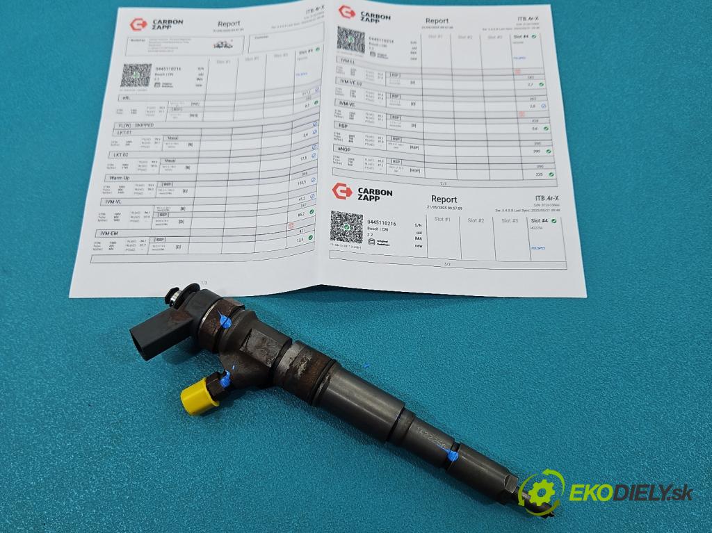 Bmw X3 E83 2003-2010 2.0d 150 HP manual 110 kW 1995 cm3 5- vstrek 0445110216 (Vstrekovač paliva)