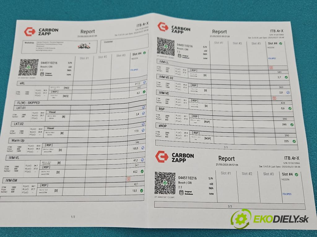Bmw X3 E83 2003-2010 2.0d 150 HP manual 110 kW 1995 cm3 5- vstrek 0445110216 (Vstrekovač paliva)