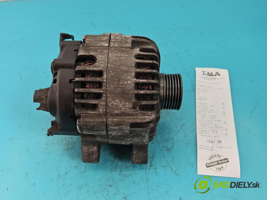 Peugeot 407 3.0 V6 manual 156 kW 2946 cm3 2- Alternator 9645865180 (Alternátory)