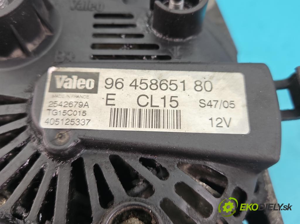Peugeot 407 3.0 V6 manual 156 kW 2946 cm3 2- Alternator 9645865180 (Alternátory)