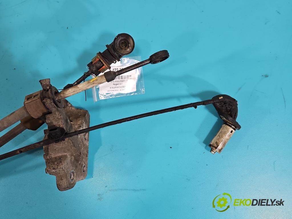 Peugeot 407 3.0 V6 manual 156 kW 2946 cm3 2- Páka: Změny: stupeň,rýchlosť  (Rýchlostná páka (kulisa))