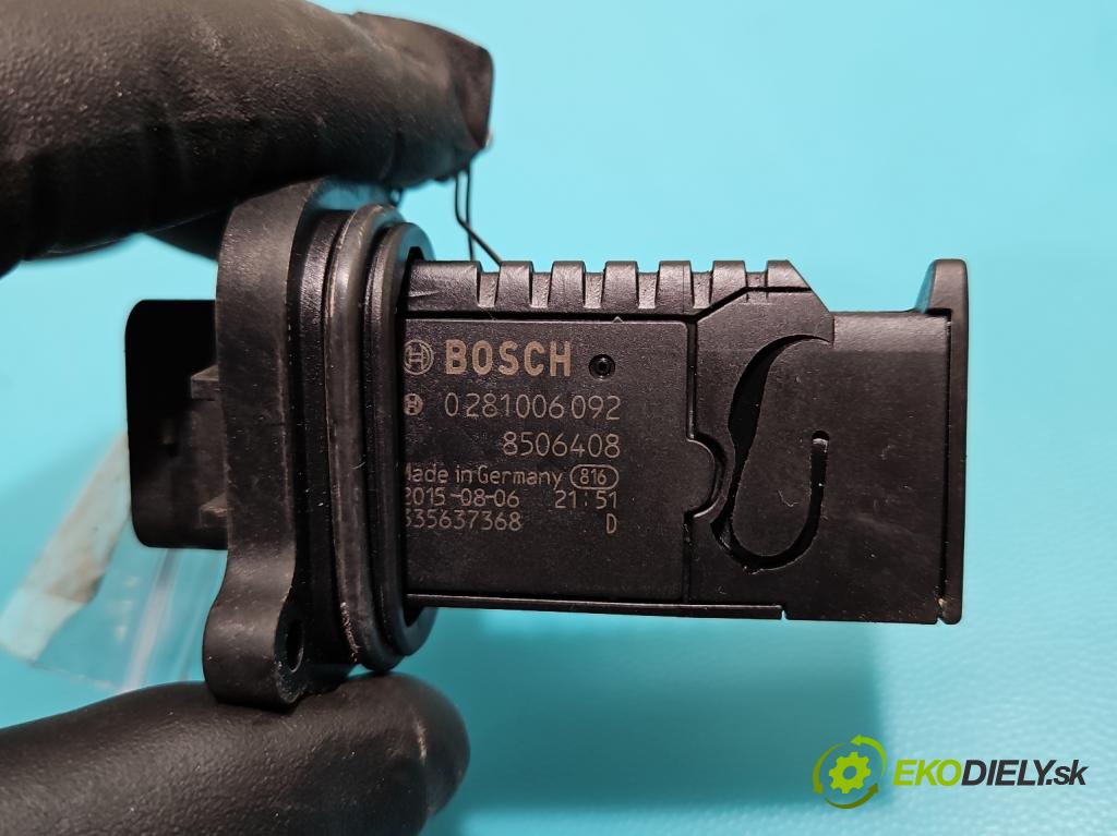 Toyota Avensis III T27 2009-2018 2.0 D4D 143 HP manual 105 kW 1995 cm3 5- průtokoměr: 0281006092 (Váhy vzduchu)