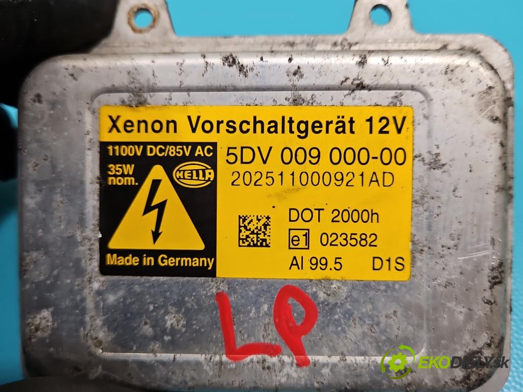 Peugeot 407 3.0 V6 manual 156 kW 2946 cm3 2- střídač: xenon 5DV009000-00 (Riadiaca jednotka xenónu)