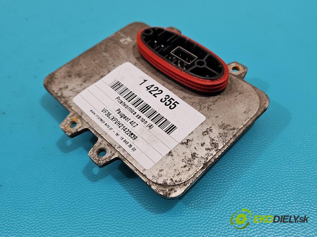 Peugeot 407 3.0 V6 manual 156 kW 2946 cm3 2- střídač: xenon 5DV009000-00 (Riadiace jednotky xenónu)