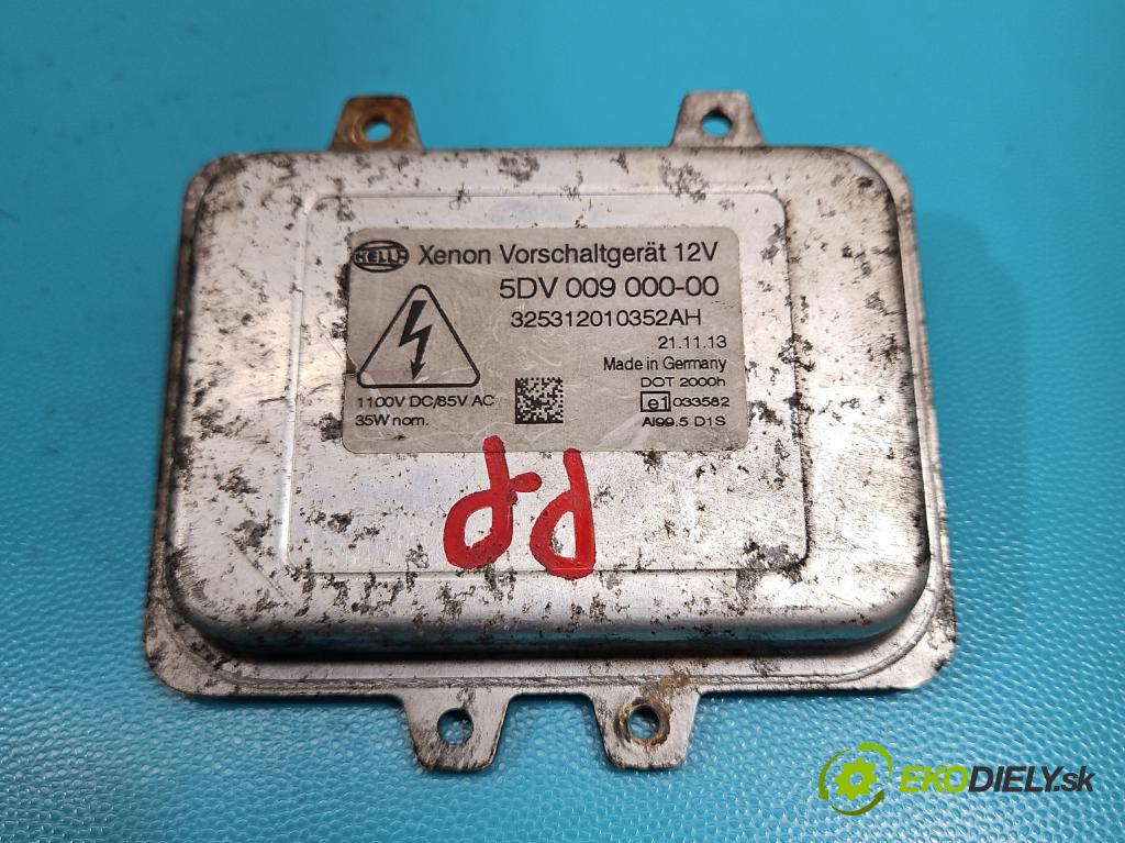 Peugeot 407 3.0 V6 manual 156 kW 2946 cm3 2- střídač: xenon 5DV009000-00 (Riadiace jednotky xenónu)