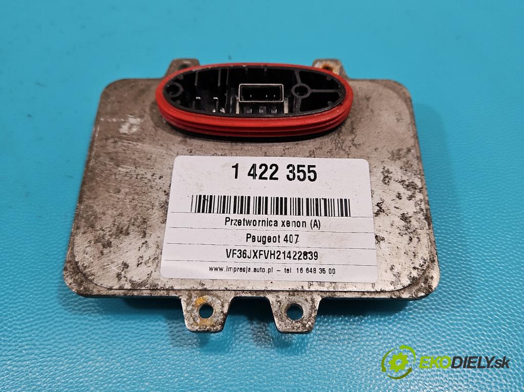 Peugeot 407 3.0 V6 manual 156 kW 2946 cm3 2- střídač: xenon 5DV009000-00 (Riadiace jednotky xenónu)