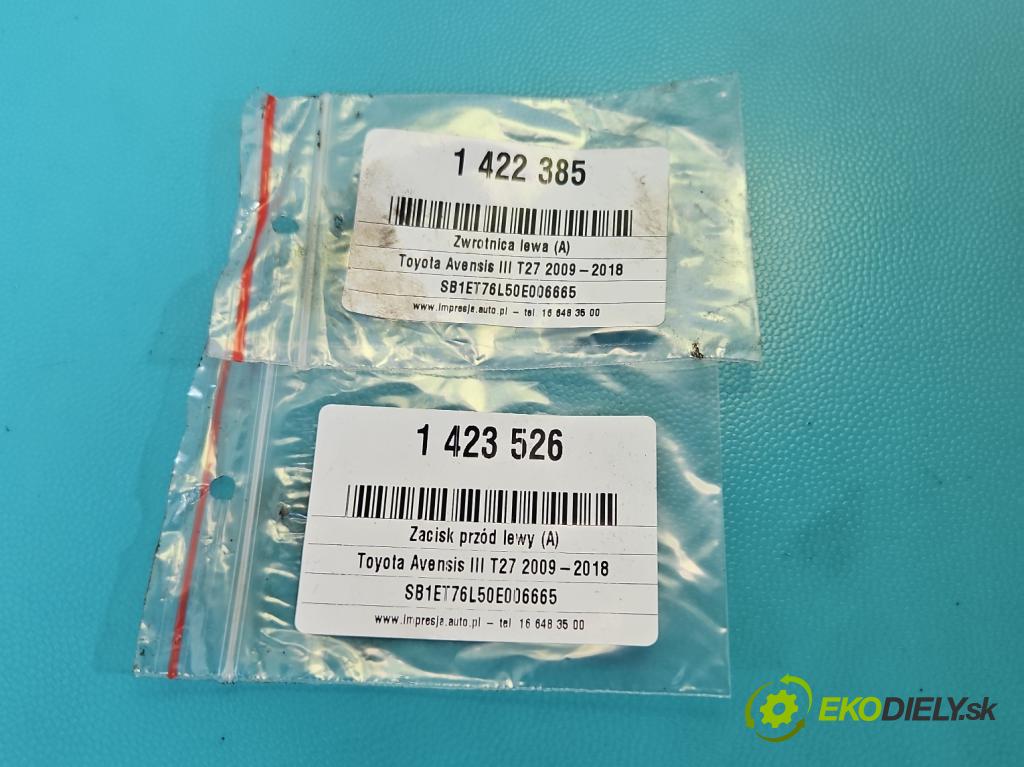 Toyota Avensis III T27 2009-2018 2.0 D4D 143 HP manual 105 kW 1995 cm3 5- náboj ľavé  (Náboje)