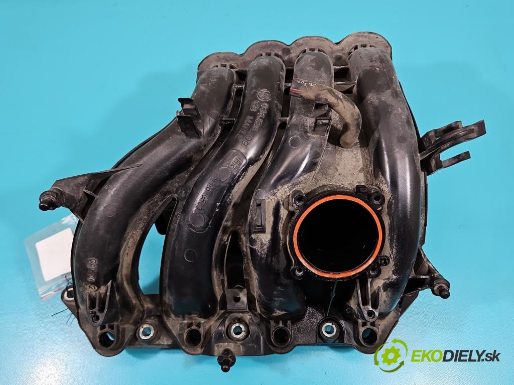 Seat Ibiza IV 6J 2008-2017 1.4 16v 86 HP manual 63 kW 1390 cm3 3- zvod nasávací 036129709 (Sacie potrubia)