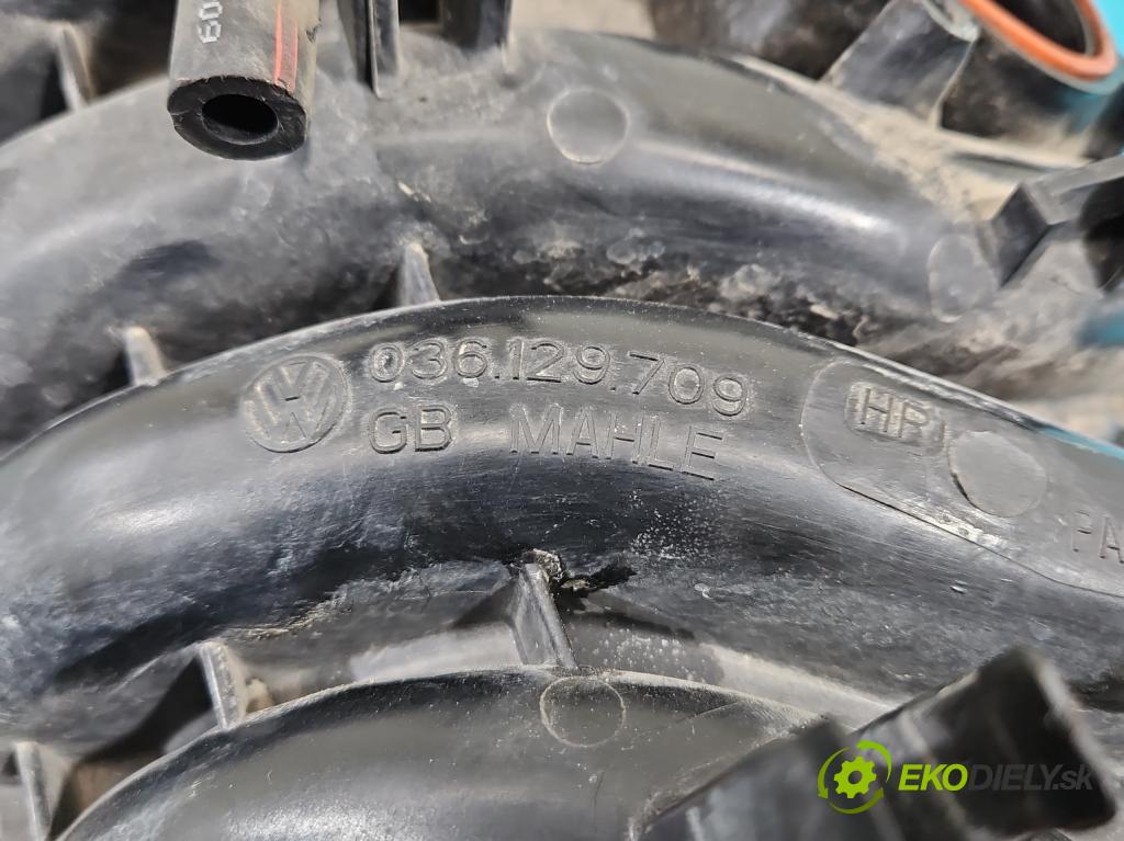 Seat Ibiza IV 6J 2008-2017 1.4 16v 86 HP manual 63 kW 1390 cm3 3- zvod nasávací 036129709 (Sacie potrubia)