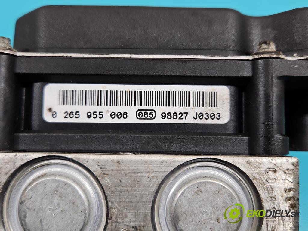 Seat Ibiza IV 6J 2008-2017 1.4 16v 86 HP manual 63 kW 1390 cm3 3- čerpadlo abs 0265955006 (Pumpy ABS)