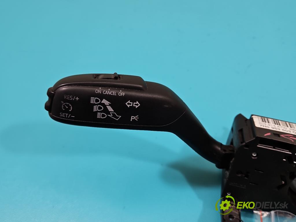 Seat Ibiza IV 6J 2008-2017 1.4 16v 86 HP manual 63 kW 1390 cm3 3- prepínač komplex: 7H0953503GJ (Prepínacie páčky pod volantom)