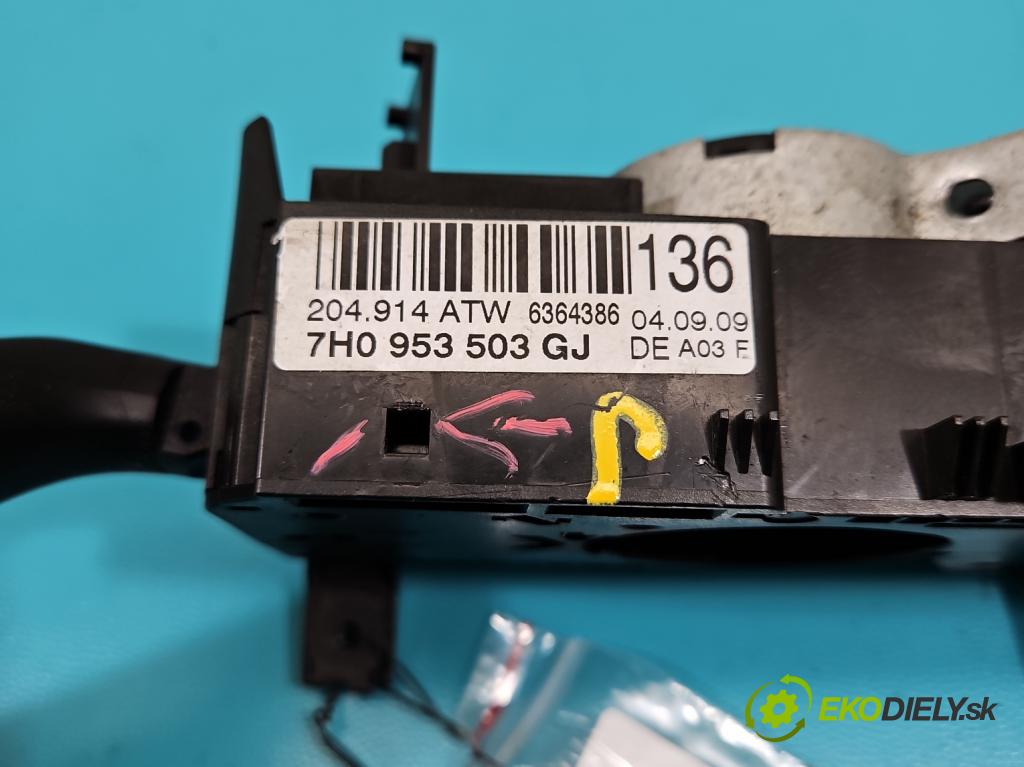 Seat Ibiza IV 6J 2008-2017 1.4 16v 86 HP manual 63 kW 1390 cm3 3- prepínač komplex: 7H0953503GJ (Prepínacie páčky pod volantom)