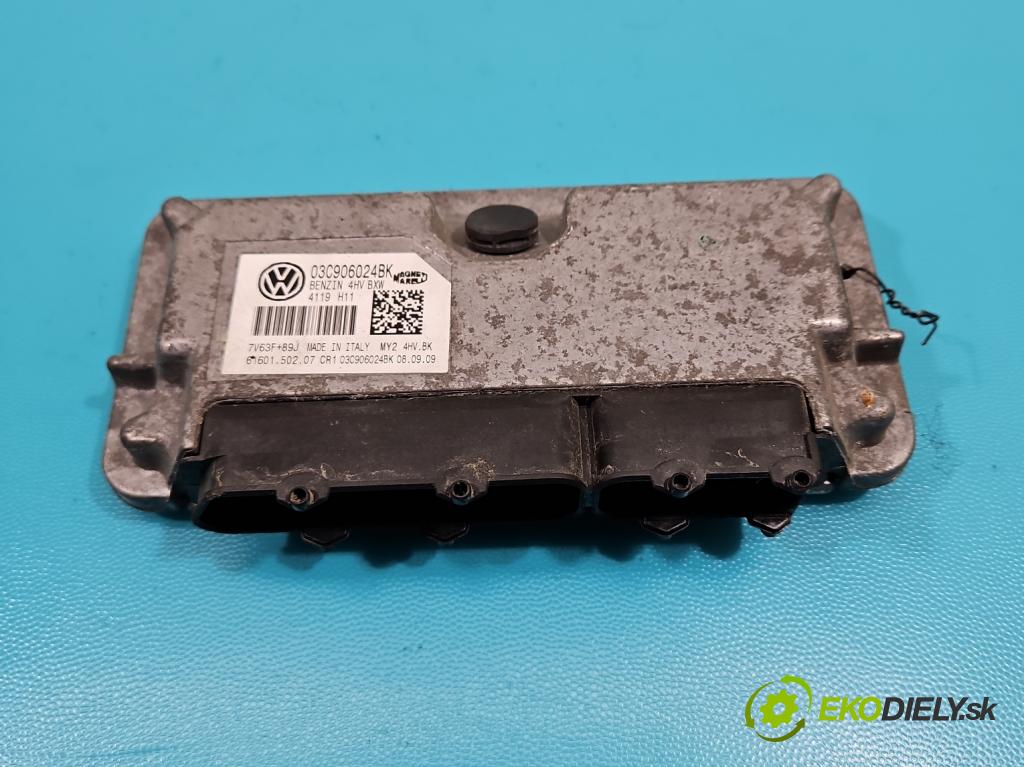 Seat Ibiza IV 6J 2008-2017 1.4 16v 86 HP manual 63 kW 1390 cm3 3- riadiaca jednotka motora 03C906024BK