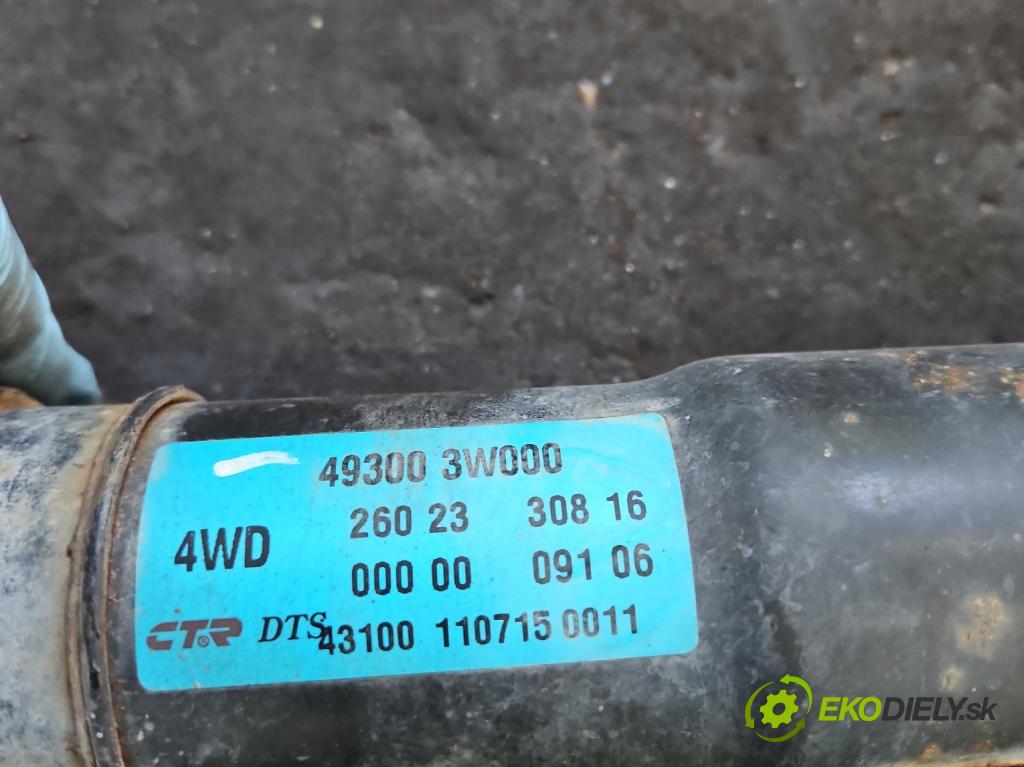 Hyundai Ix35 2.0 CRDI 136 HP manual 100 kW 1995 cm3 5- Hřídel: zadné 49300-3W000 (Kardaňový hriadeľ)