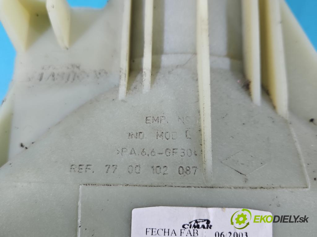 Renault Clio II 1998-2012 1,2.0 16V 75 HP manual 55 kW 1149 cm3 3- Páka: Změny: stupeň,rýchlosť 8200302369 (Rýchlostné páky / kulisy)