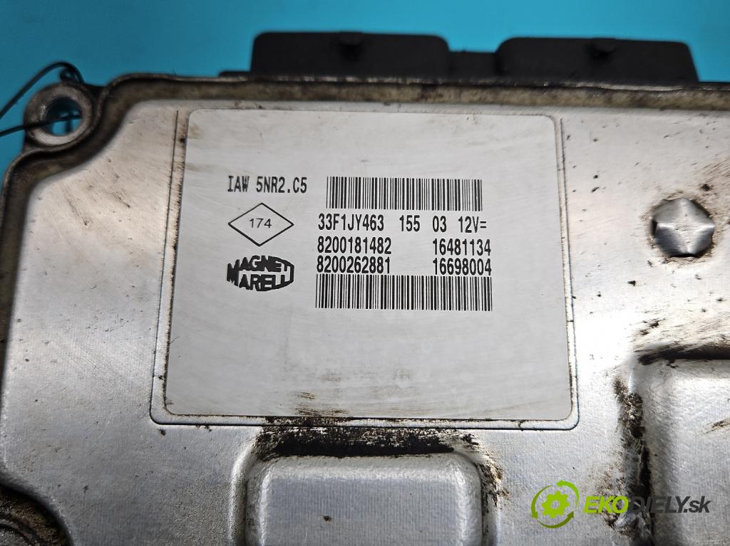 Renault Clio II 1998-2012 1,2.0 16V 75 HP manual 55 kW 1149 cm3 3- riadiaca jednotka motora 8200181482