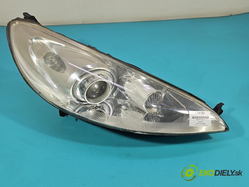 Peugeot 407 3.0 V6 manual 156 kW 2946 cm3 2- Reflektor: pravý  (Pravé)