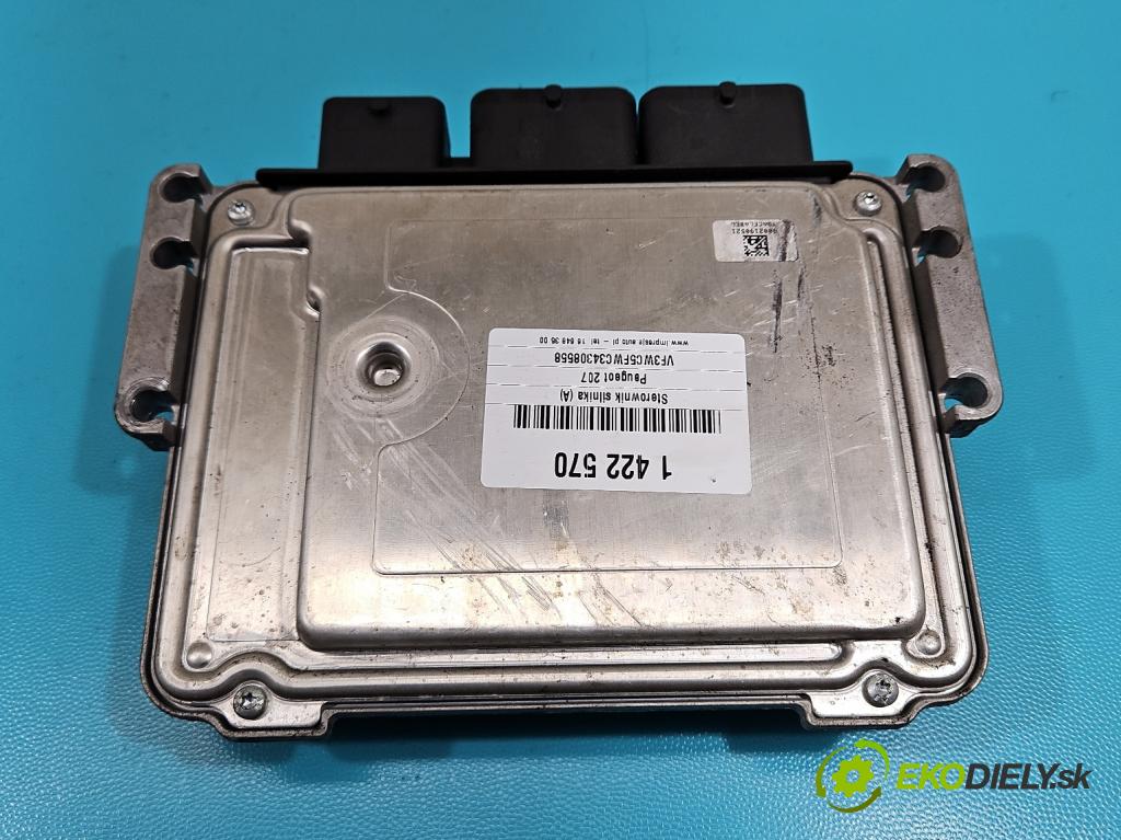Peugeot 207 1.6 16v 120 HP manual 88 kW 1598 cm3 5- riadiaca jednotka motora 0261201505