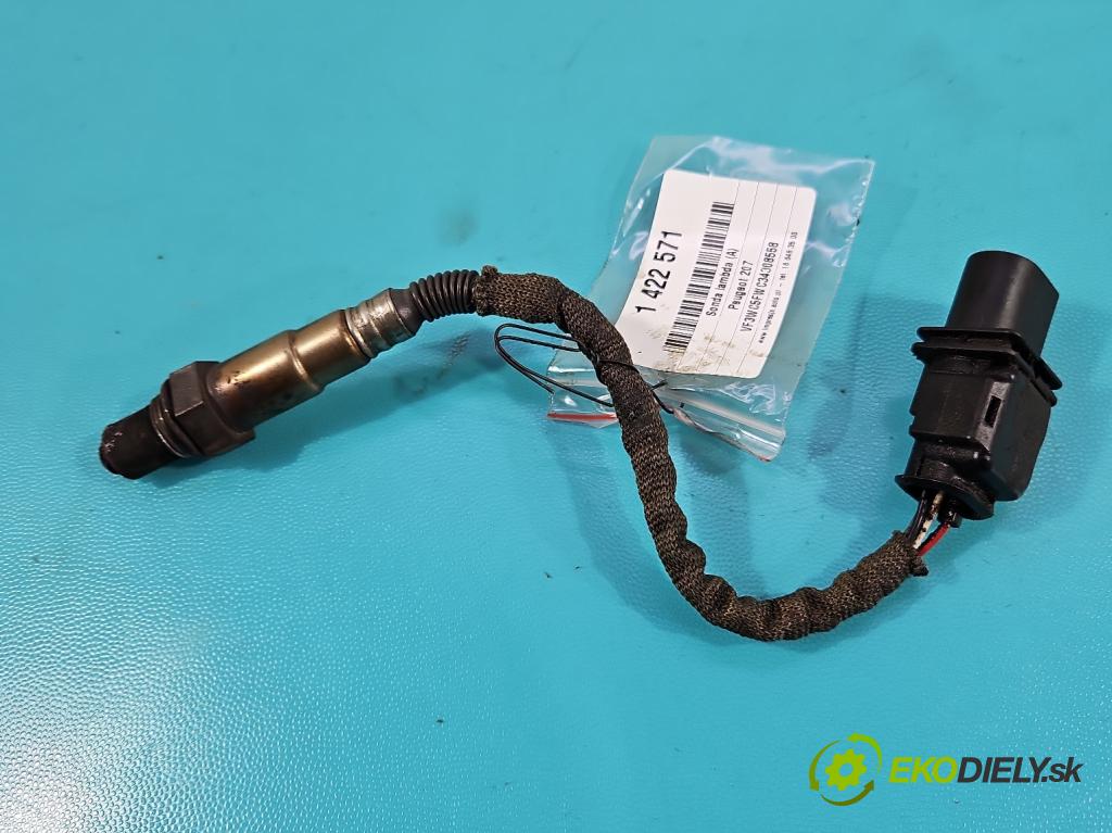 Peugeot 207 1.6 16v 120 HP manual 88 kW 1598 cm3 5- Sonda lambda 02580017113 (Lambda sondy)