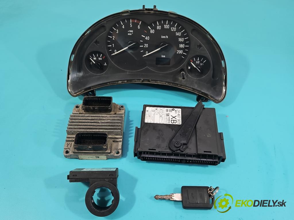 Opel Corsa C 2000-2006 1.7 dti 75 HP manual 55 kW 1686 cm3 5- riadiaca jednotka motora 09389429