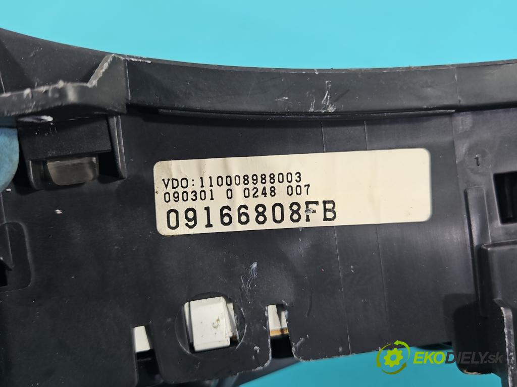 Opel Corsa C 2000-2006 1.7 dti 75 HP manual 55 kW 1686 cm3 5- riadiaca jednotka motora 09389429