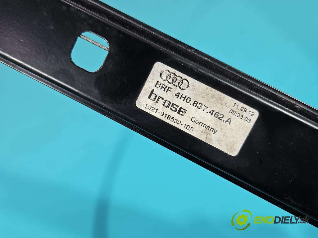 Audi A8 D4 2009-2017 3.0 TFSI automatic 213 kW 2995 cm3 4- mechanismus stahování přední pravý 4H0837462A